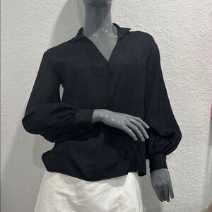 Elegant Black Women's Top